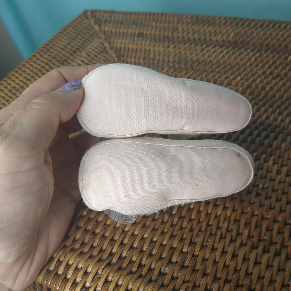 Newborn Infant baby soft shoe vintage antique